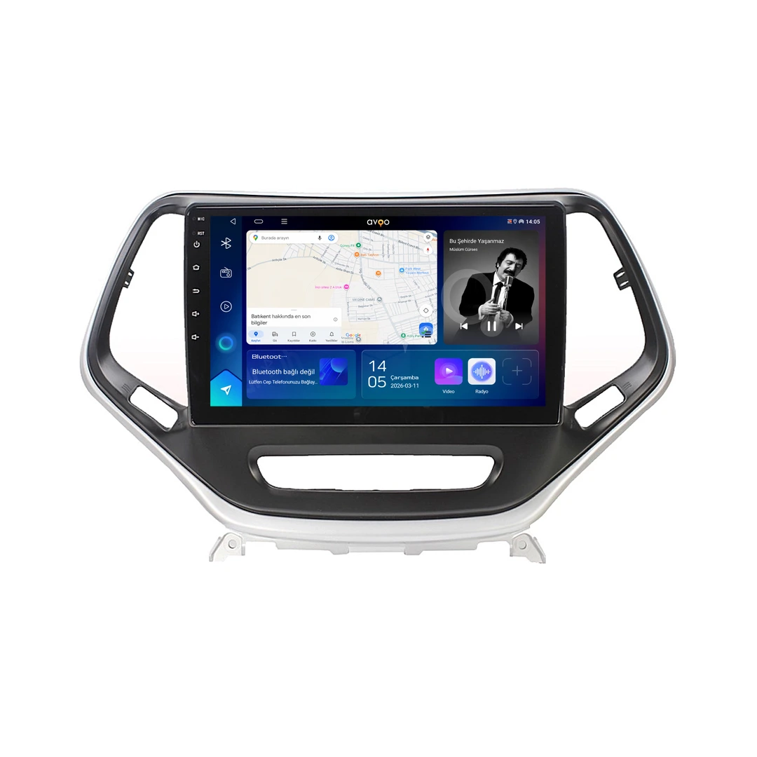 Jeep Cherokee Android Gri Multimedya Sistemi (2014-2015)