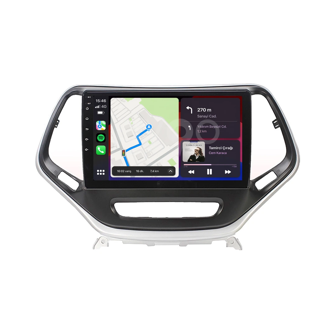 Jeep Cherokee Android Gri Multimedya Sistemi (2014-2015)
