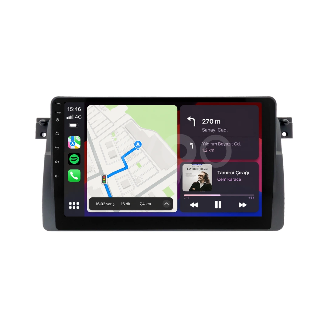 BMW 3 Series E46 Android Multimedya Sistemi (1999-2005)
