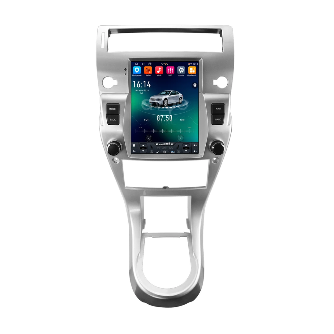 Citroen C4 Android Tesla Multimedya Sistemi (2005-2011)