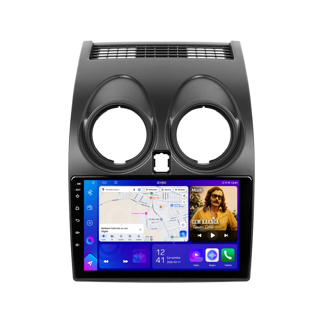 Nissan Qashqai Android Multimedya Sistemi (2007-2013)