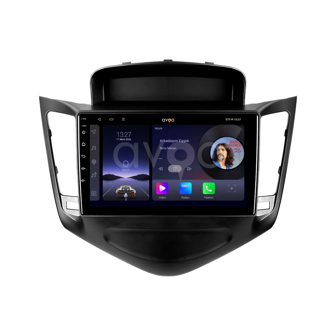 Chevrolet Cruze Android Siyah Multimedya Sistemi (2009-2012)