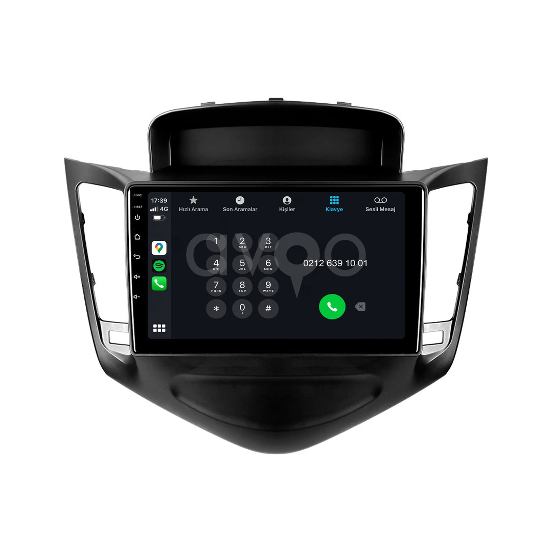 Chevrolet Cruze Android Siyah Multimedya Sistemi (2009-2012)