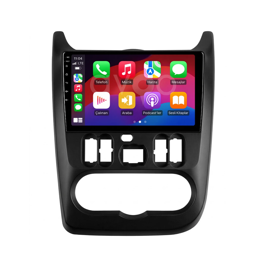 Dacia Sandero Android Siyah Multimedya Sistemi (2009-2012)