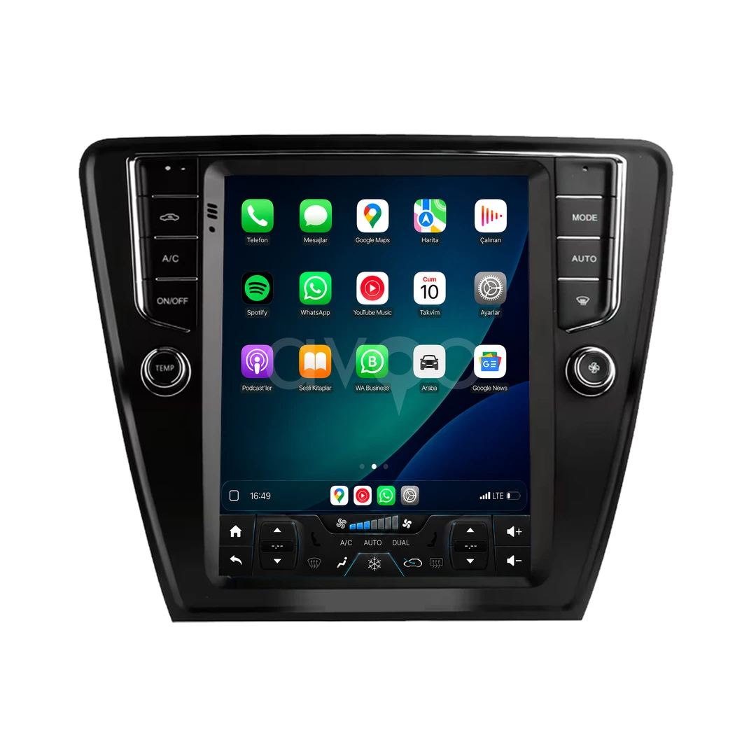 Skoda Octavia Android Tesla Multimedya Sistemi (2013-2019)