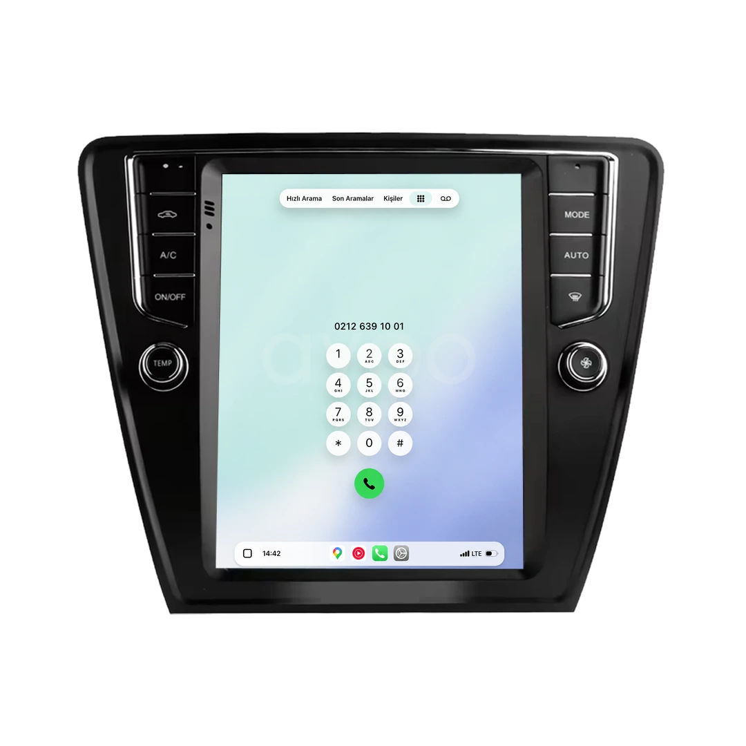 Skoda Octavia Android Tesla Multimedya Sistemi (2013-2019)