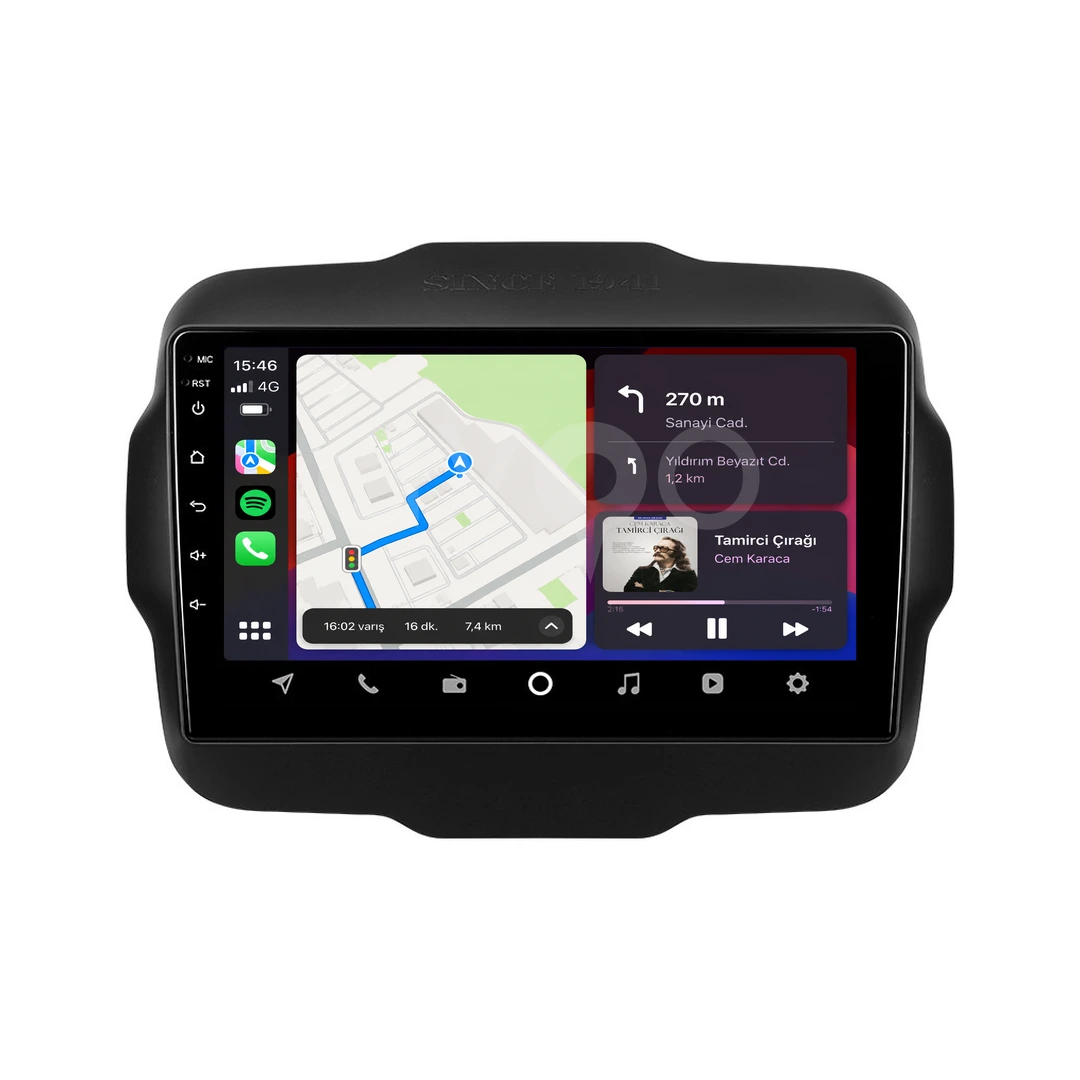 Jeep Renegade Android Multimedya Sistemi (2014-2021)