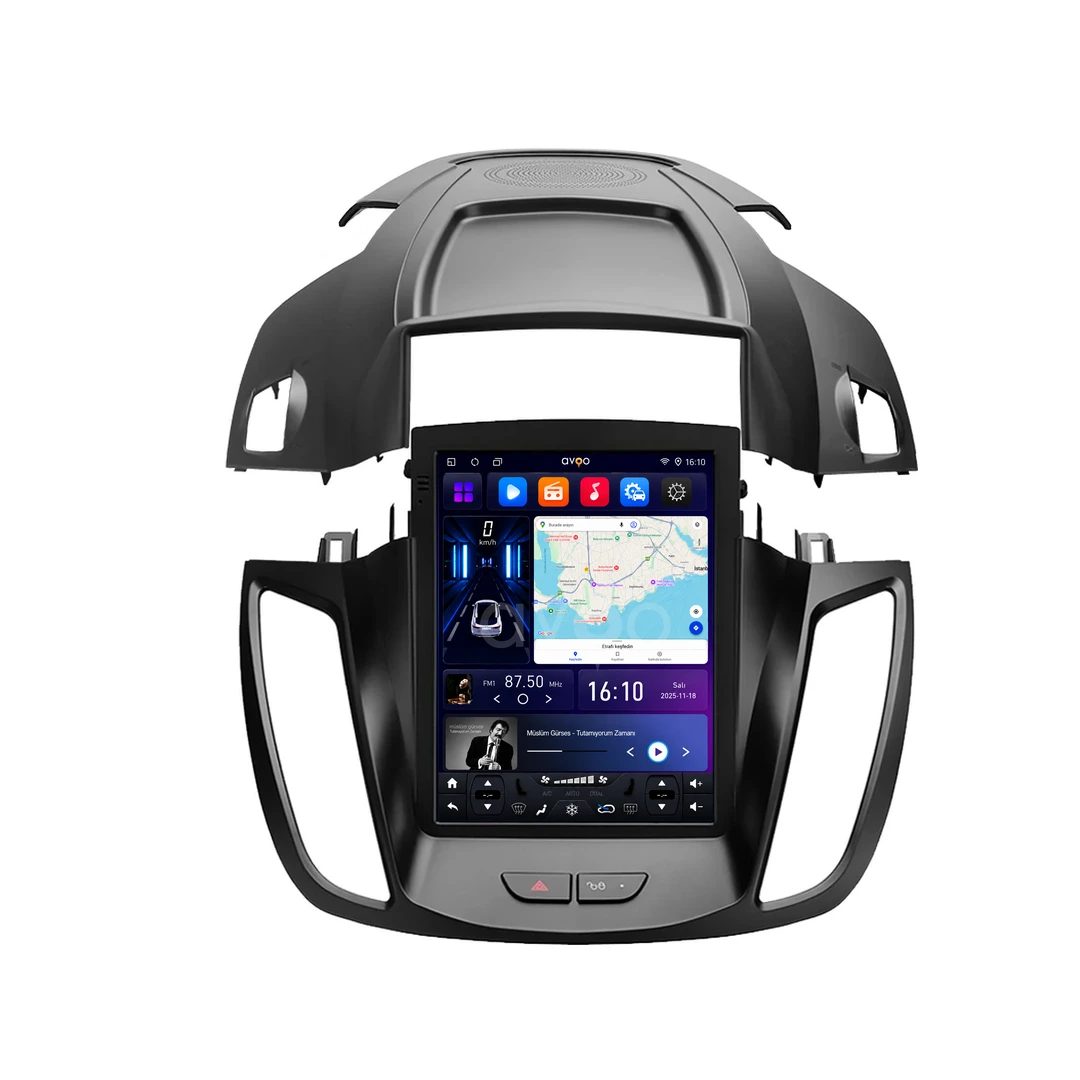 Ford C-Max Android Tesla Multimedya Sistemi (2011-2018)