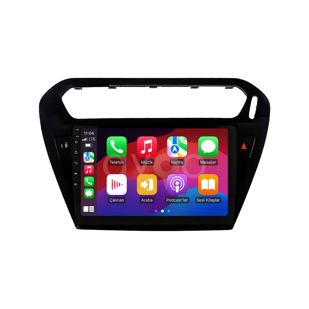 Peugeot 301 Android Siyah Multimedya Sistemi (2012-2020)