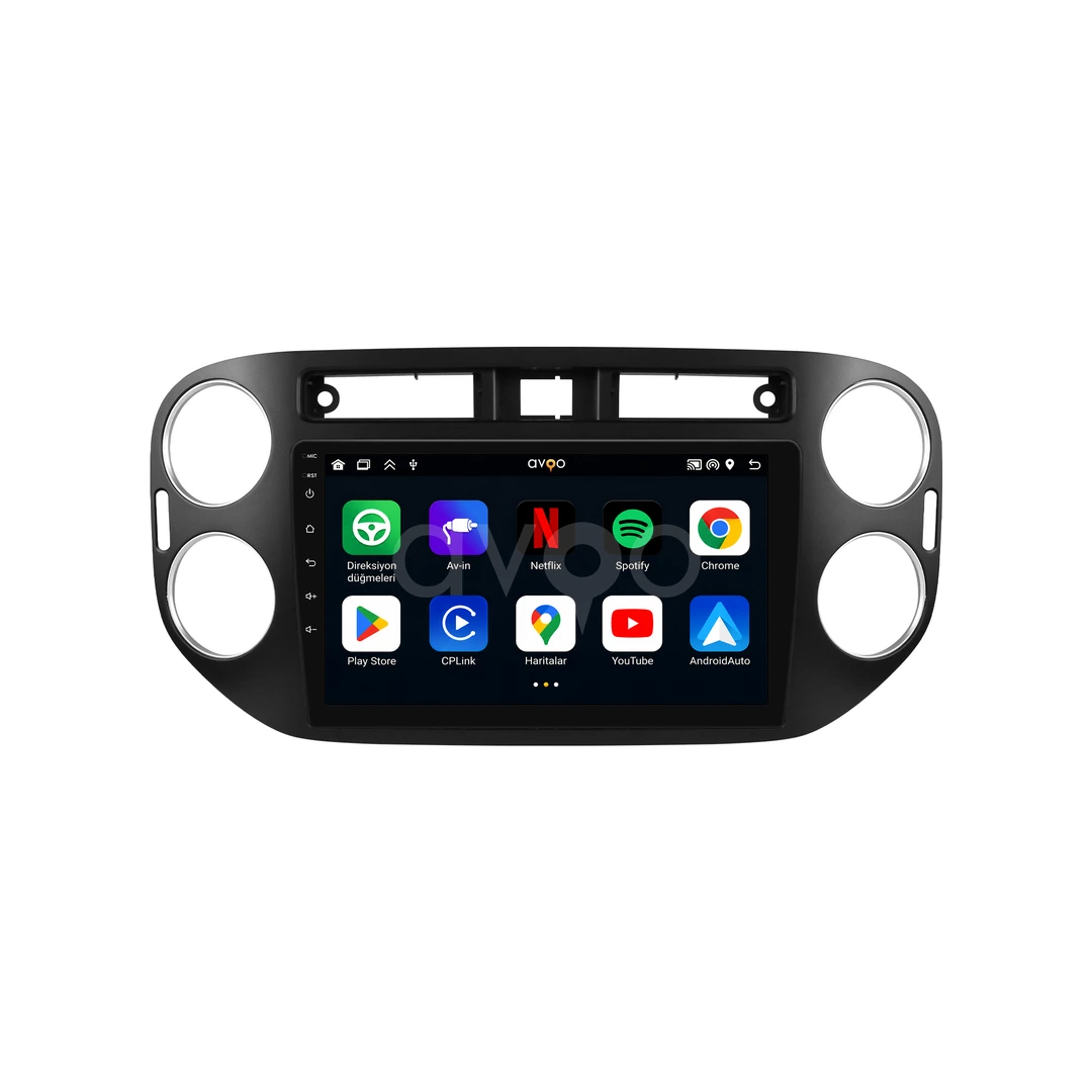 Volkswagen Tiguan Android Siyah Multimedya Sistemi (2008-2015)