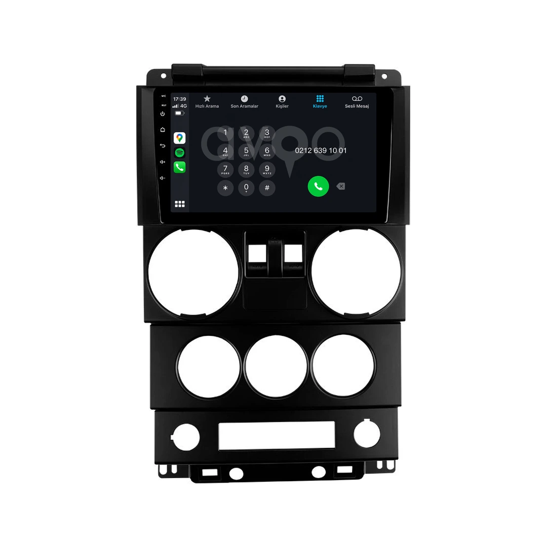 Jeep Wrangler Android Multimedya Sistemi (2007-2010)