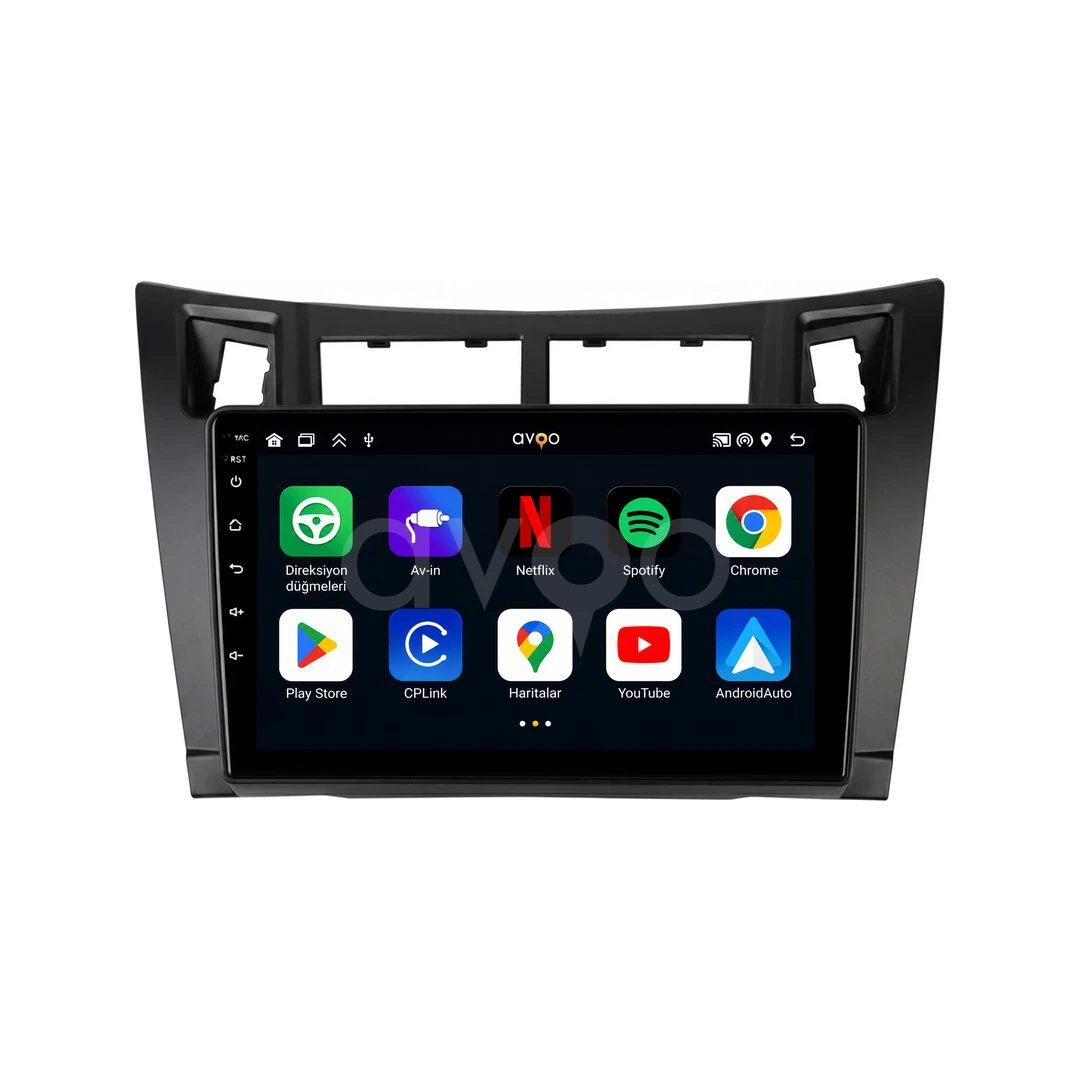 Toyota Yaris Android Siyah Multimedya Sistemi (2007-2011)