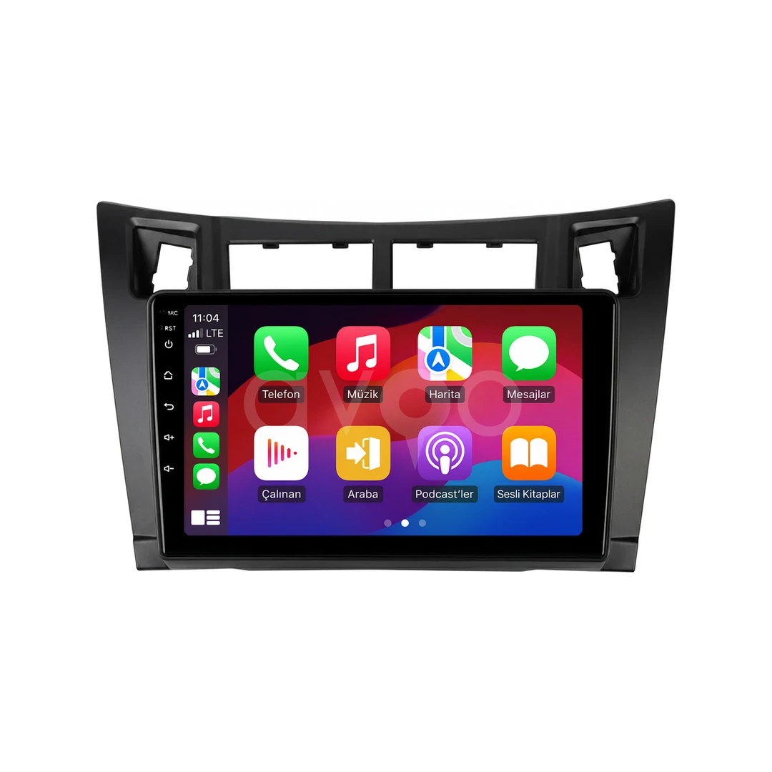 Toyota Yaris Android Siyah Multimedya Sistemi (2007-2011)