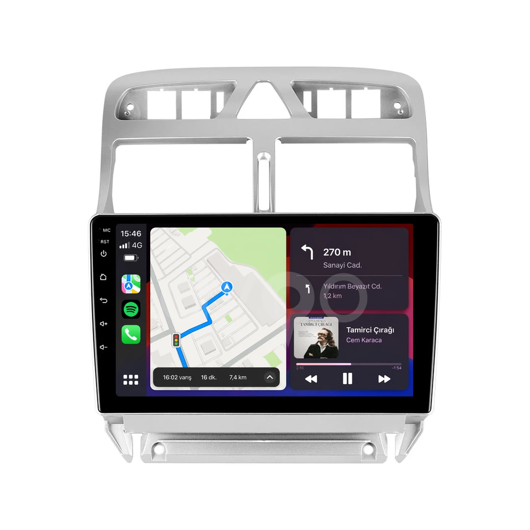 Peugeot 307 Android Multimedya Sistemi (2001-2008)