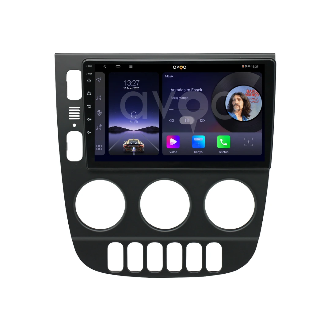Mercedes ML Android Siyah Multimedya Sistemi (1998-2005)