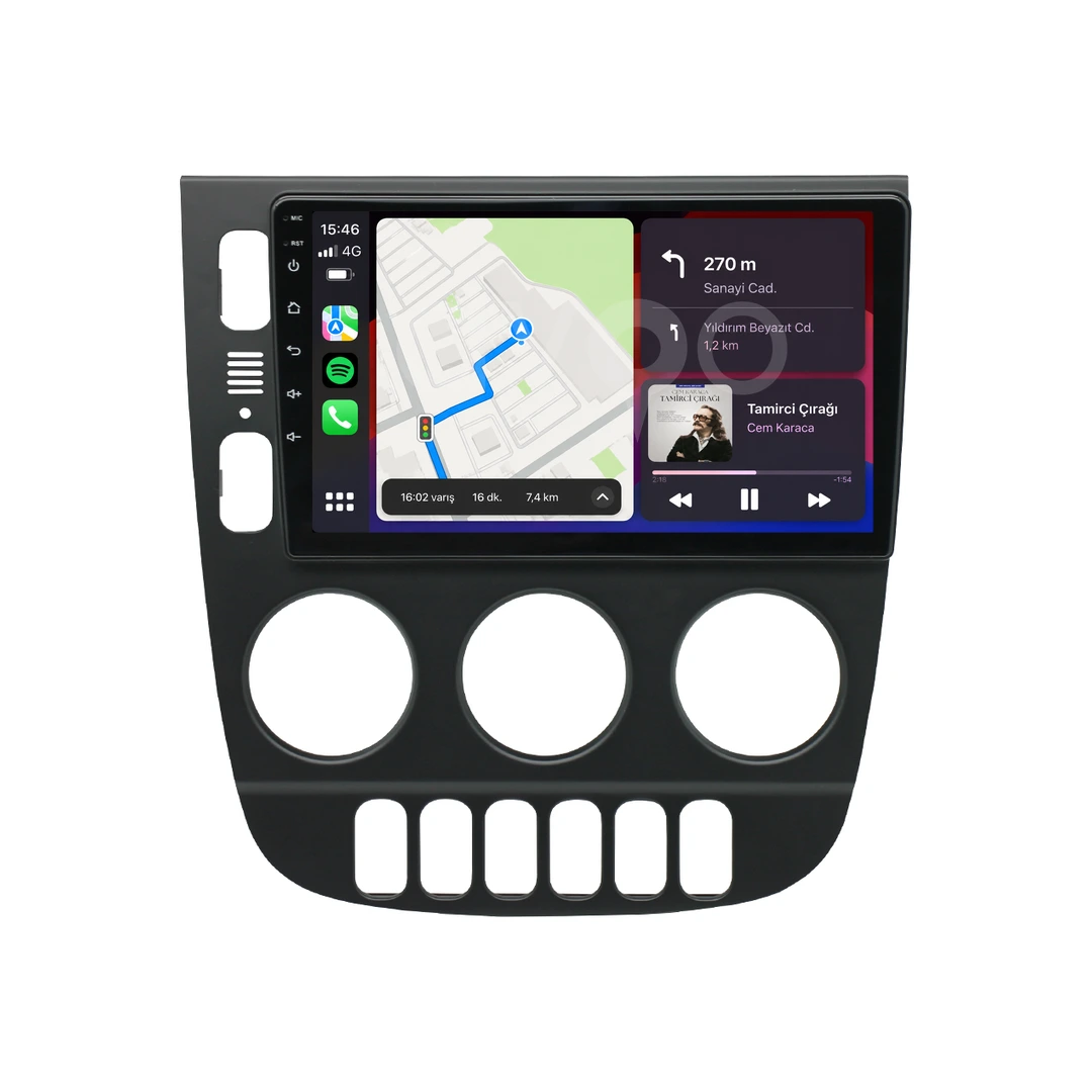 Mercedes ML Android Siyah Multimedya Sistemi (1998-2005)