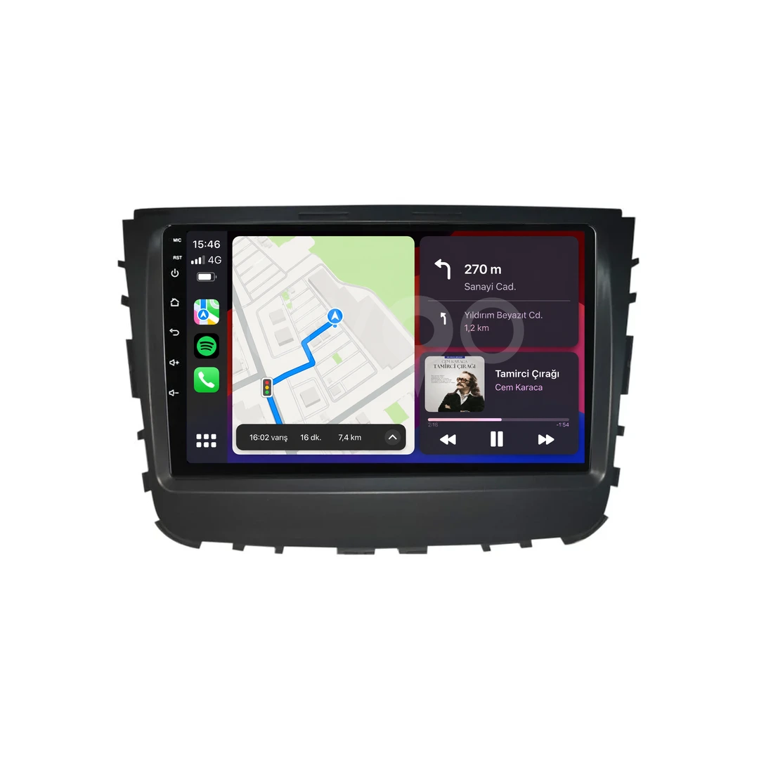 SsangYong Musso Android Multimedya Sistemi (2019-2023)