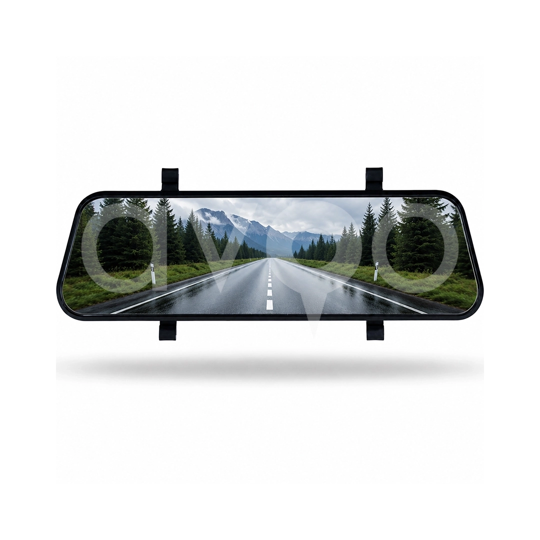 DVR Kayıtlı Dijital İç Dikiz Aynası 9.66 İnç
