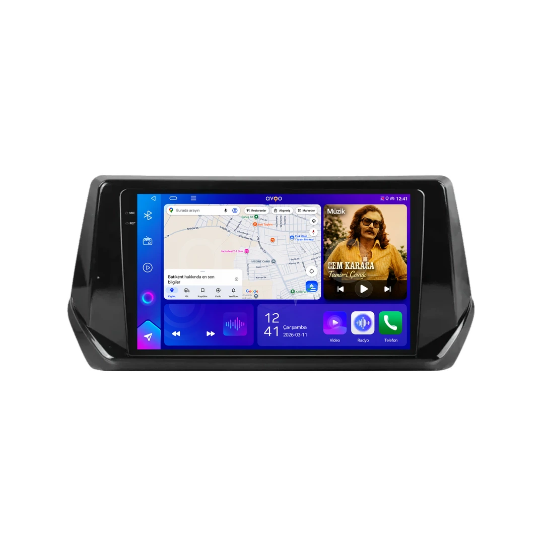 Peugeot 2008 Android Multimedya Sistemi (2020-2025)