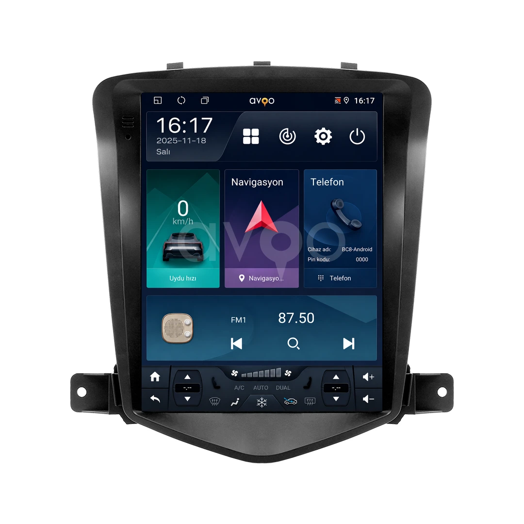 Chevrolet Cruze Android Tesla Multimedya Sistemi (2009-2012)