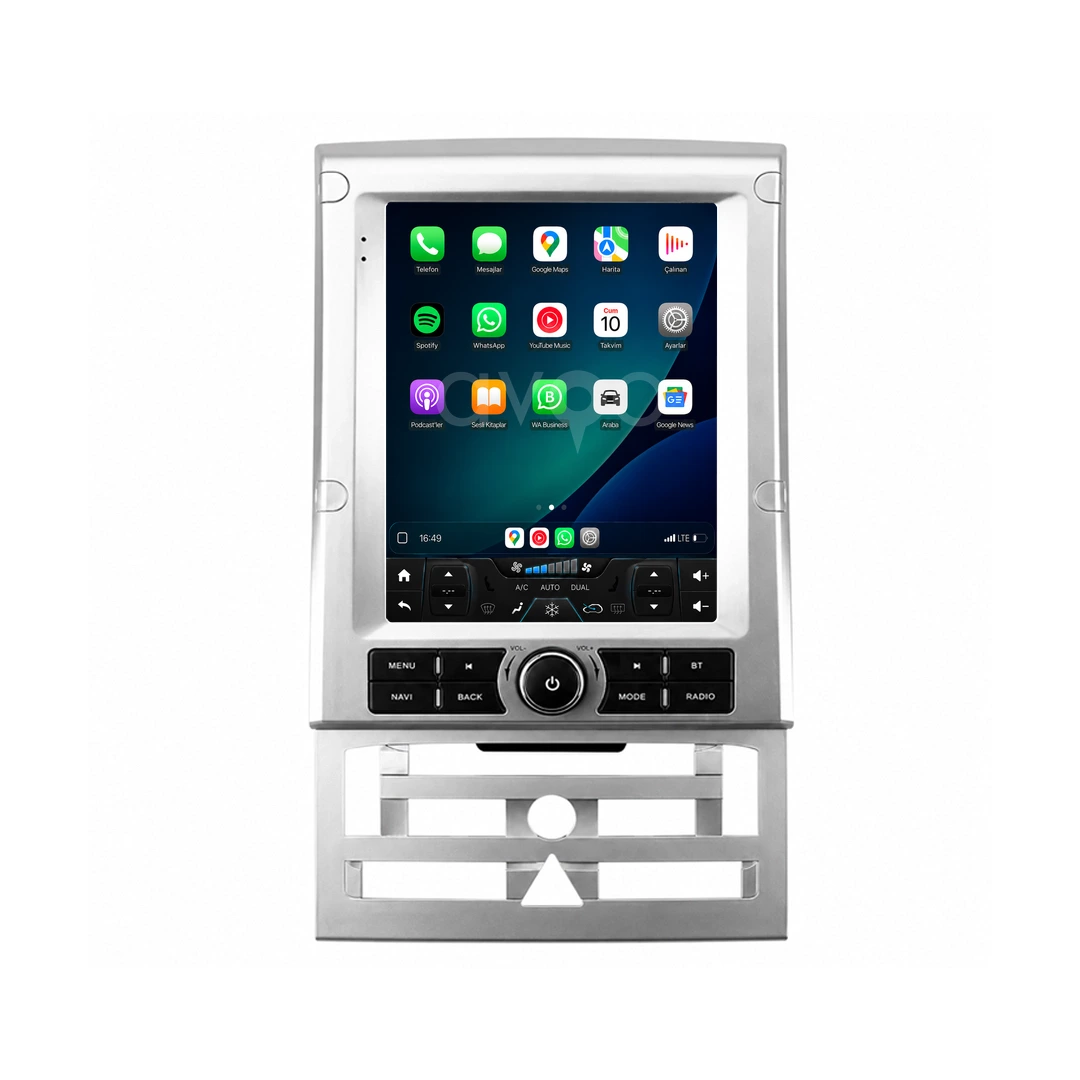Peugeot 407 Android Tesla Multimedya Sistemi (2004-2011)