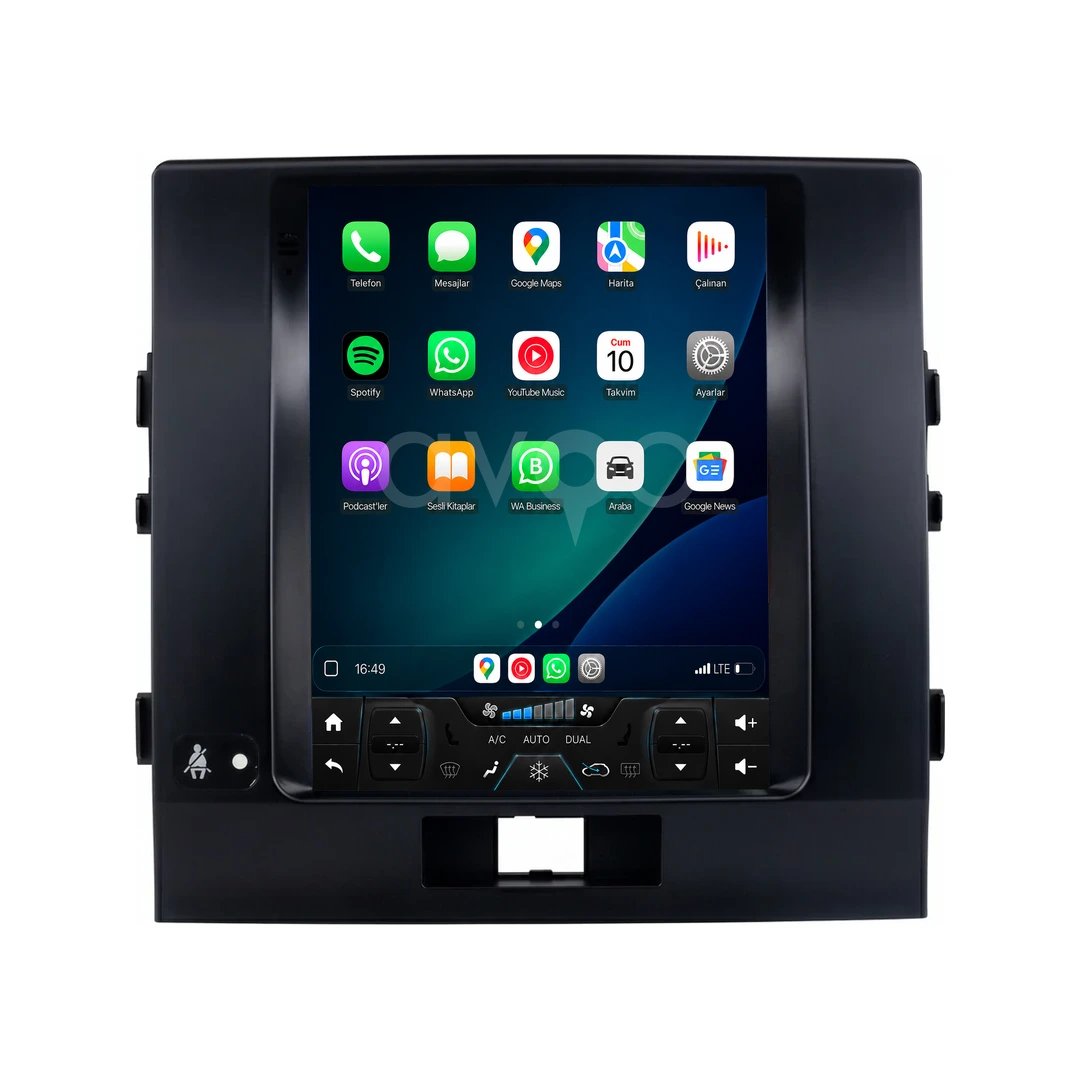 Toyota Land Cruiser Android Tesla Multimedya Sistemi (2008-2015)