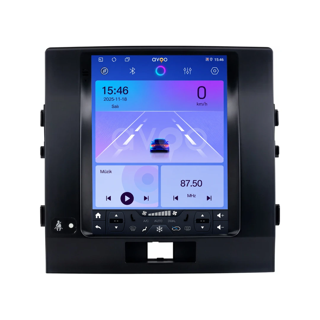 Toyota Land Cruiser Android Tesla Multimedya Sistemi (2008-2015)