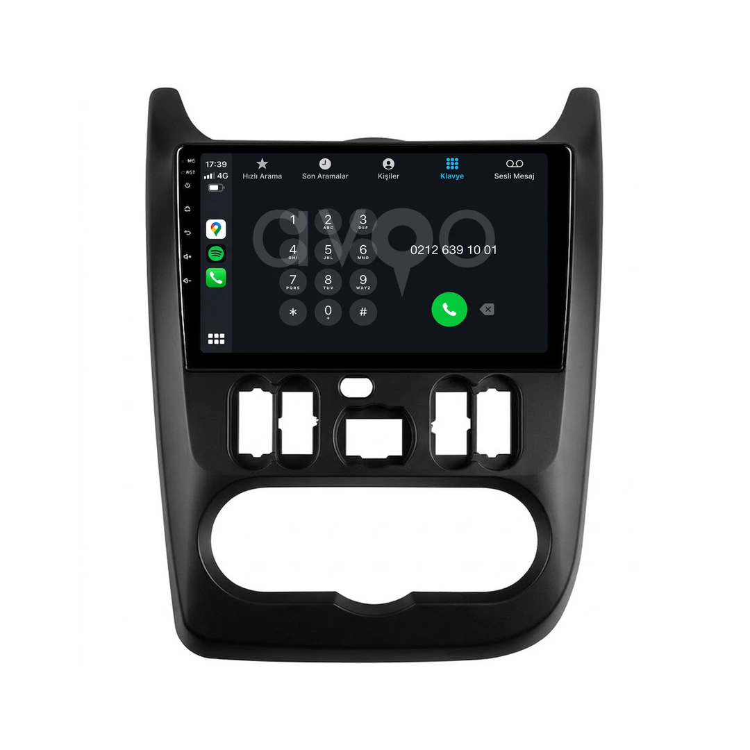 Dacia Logan Android Siyah Multimedya Sistemi (2009-2013)