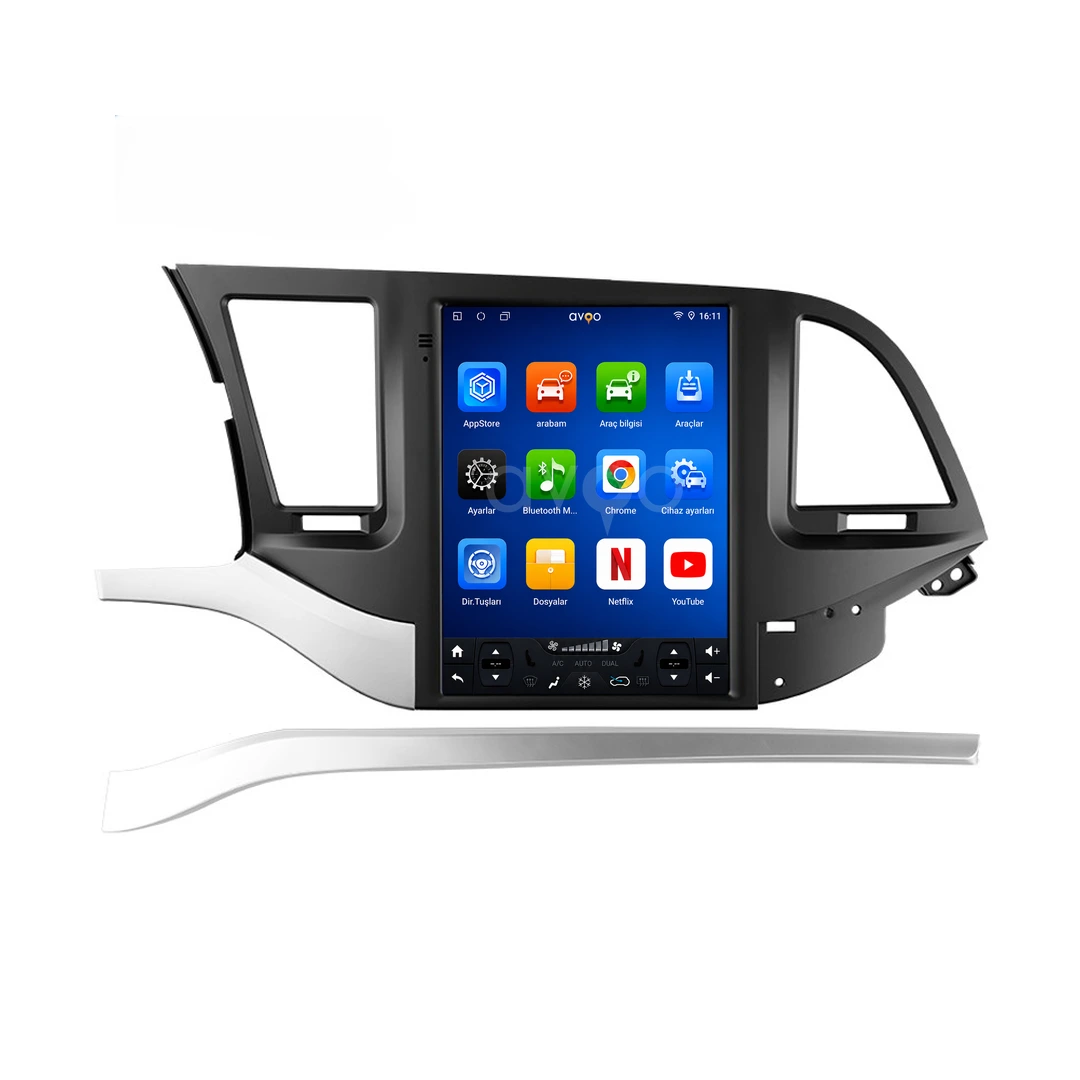 Hyundai Elantra Android Tesla Multimedya Sistemi (2016-2018)