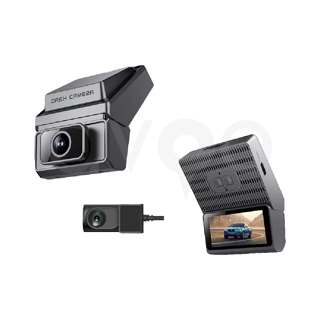 P87 Çift Kameralı 2K+720P 4G Akıllı Araç İçi Kamera