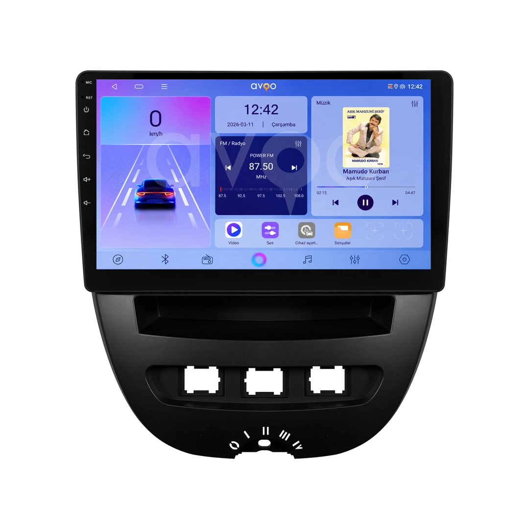 Citroen C1 Android Multimedya Sistemi (2007-2013)