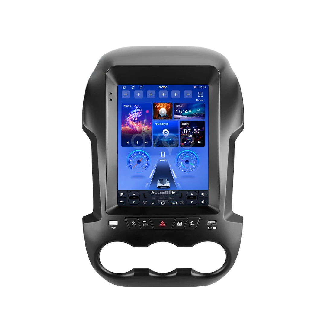 Ford Ranger Android Tesla Multimedya Sistemi (2012-2015)