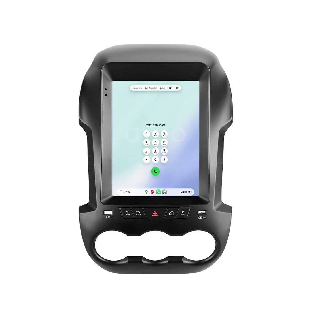 Ford Ranger Android Tesla Multimedya Sistemi (2012-2015)