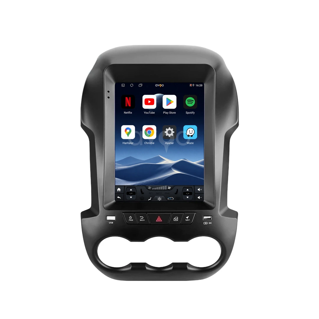 Ford Ranger Android Tesla Multimedya Sistemi (2012-2015)