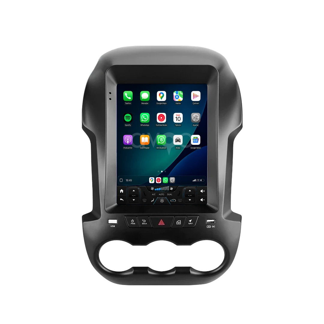 Ford Ranger Android Tesla Multimedya Sistemi (2012-2015)