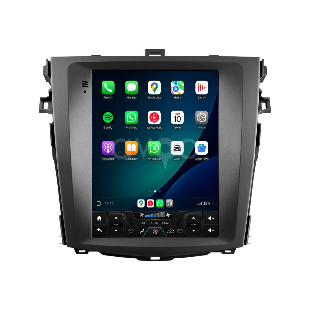 Toyota Corolla Android Tesla Multimedya Sistemi (2007-2012)