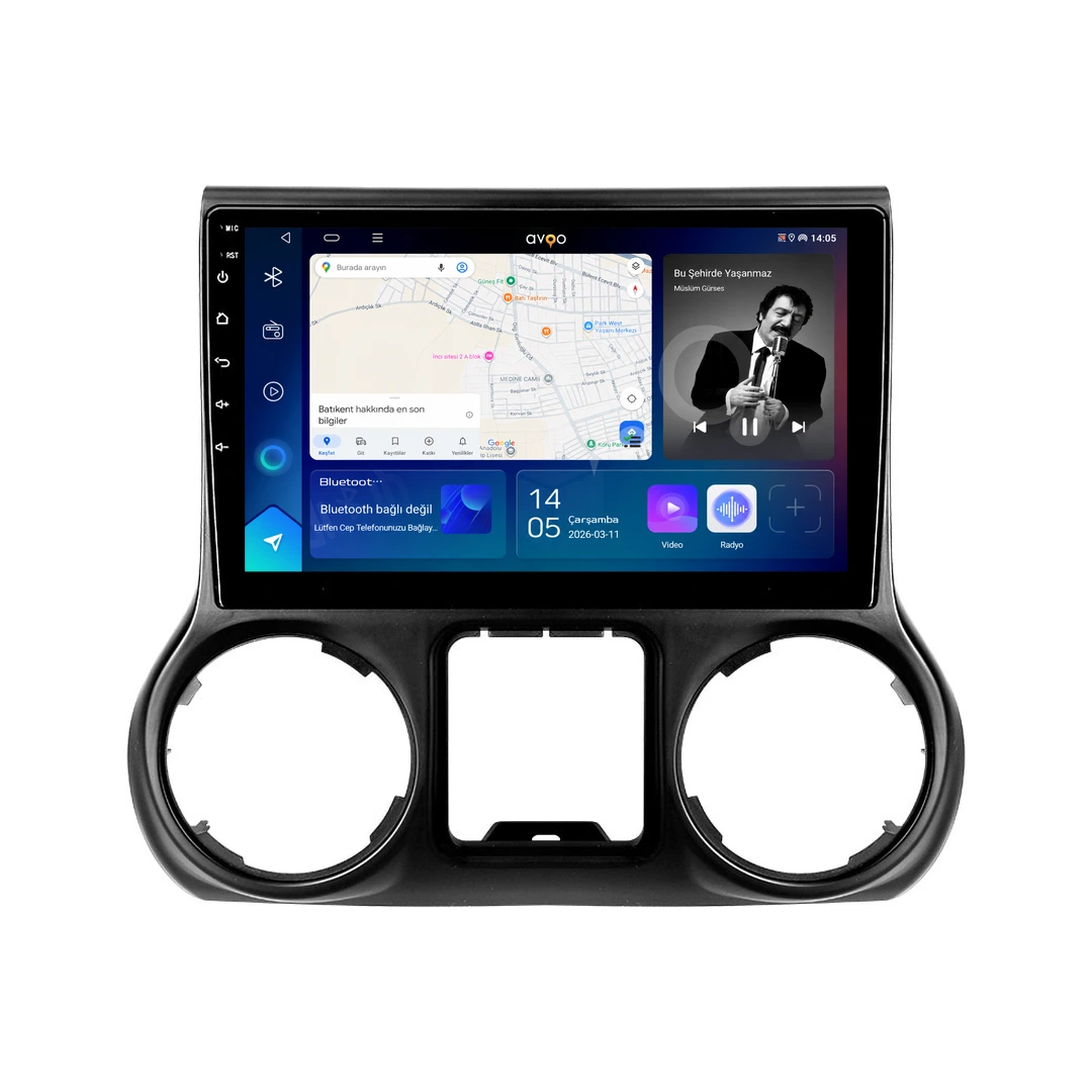 Jeep Wrangler Android Multimedya Sistemi (2011-2017)