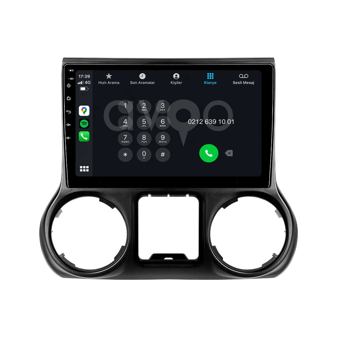 Jeep Wrangler Android Multimedya Sistemi (2011-2017)