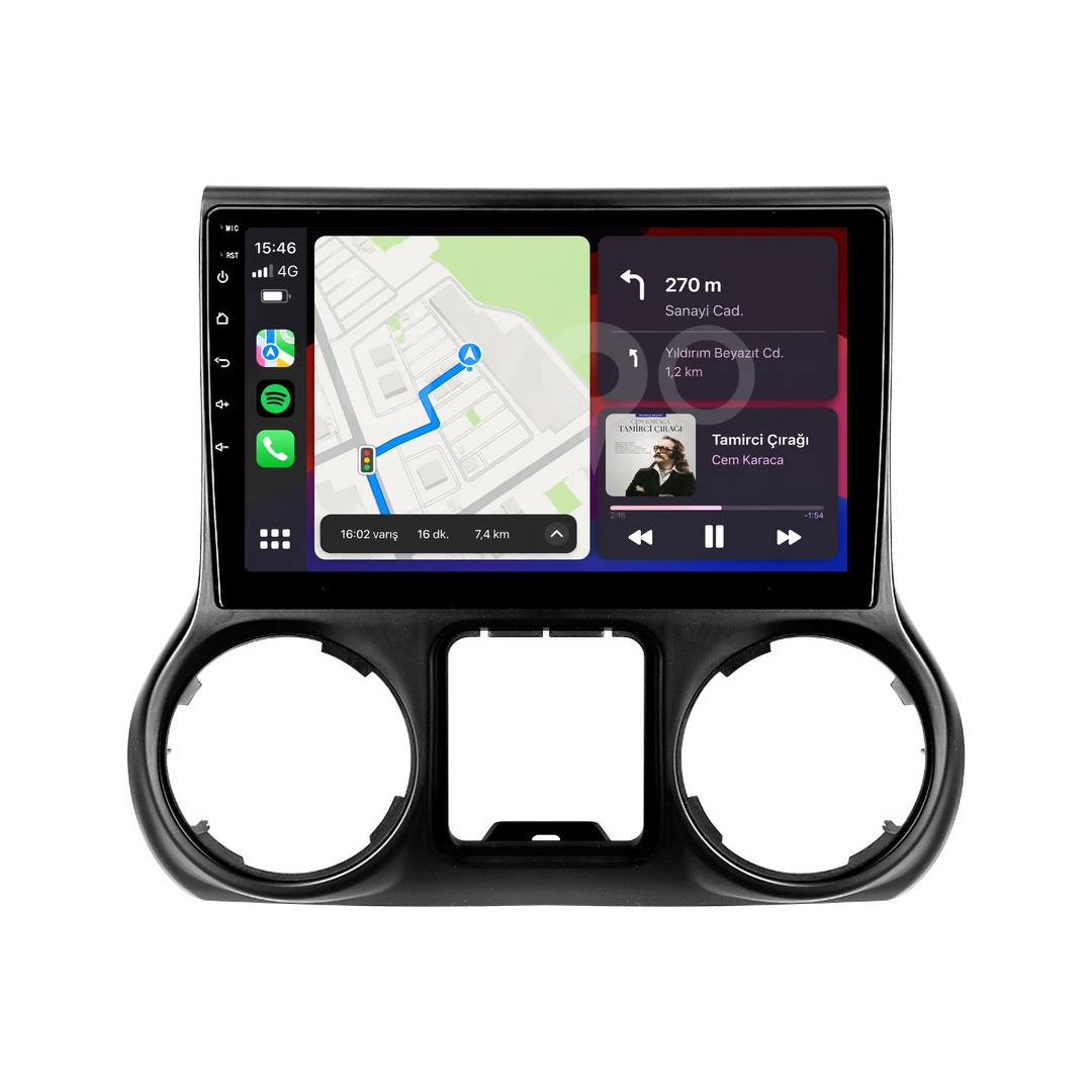 Jeep Wrangler Android Multimedya Sistemi (2011-2017)