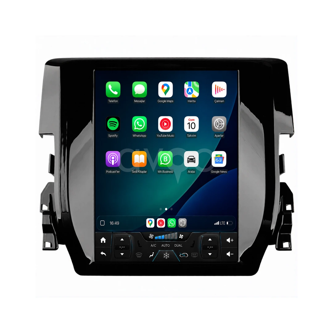 Honda Civic Android Tesla Multimedya Sistemi (2016-2021)