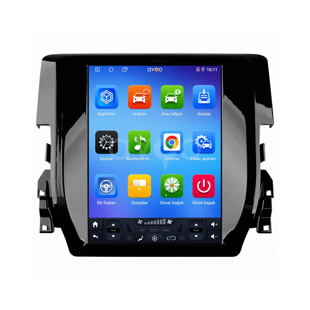 Honda Civic Android Tesla Multimedya Sistemi (2016-2021)