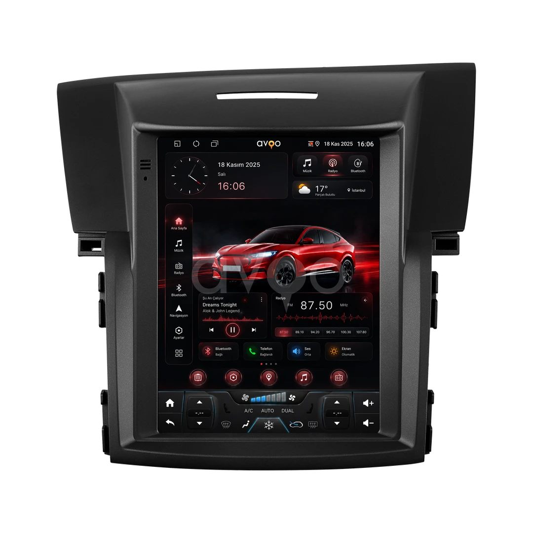 Honda CR-V Android Tesla Multimedya Sistemi (2013-2018)