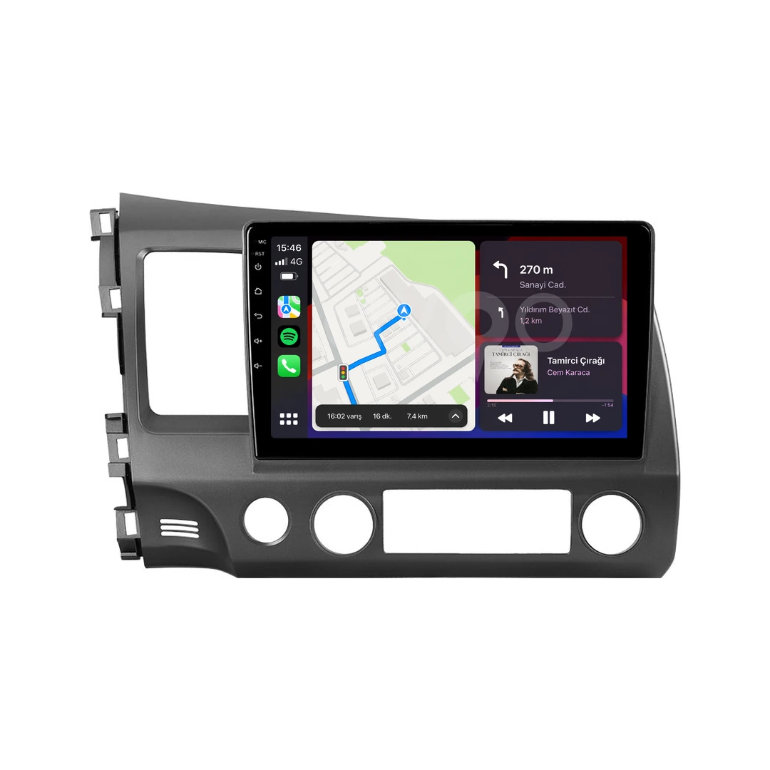 Honda Civic Android Multimedya Sistemi 10 İnç (2006-2012)