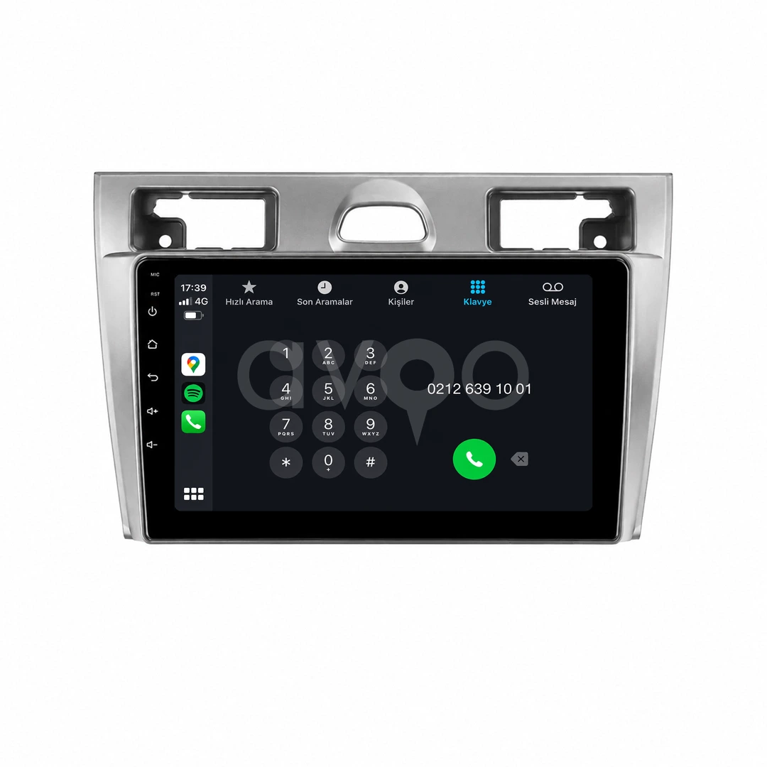 Ford Fiesta Android Siyah Multimedya Sistemi (2006-2009)