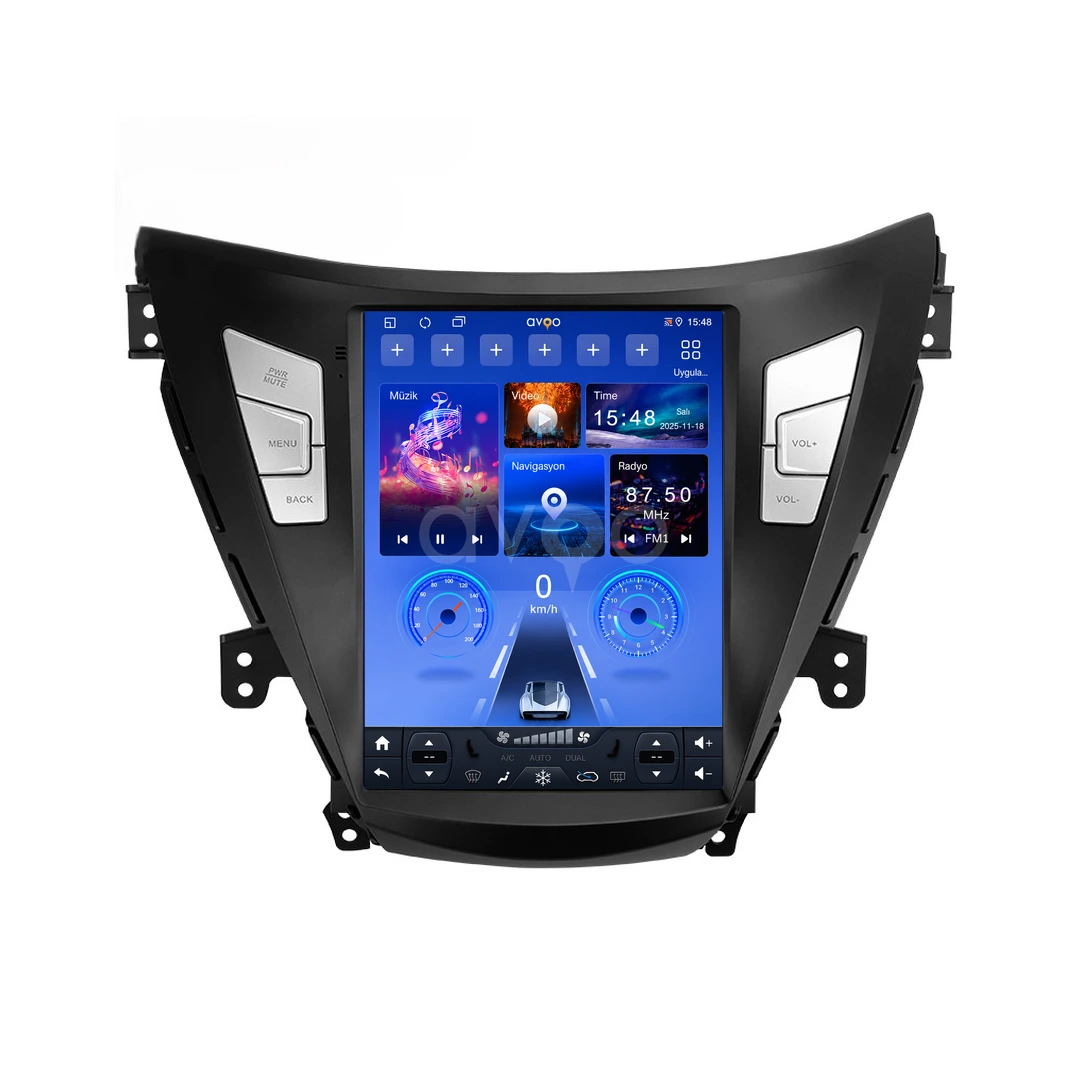 Hyundai Elantra Android Tesla Multimedya Sistemi (2011-2013)