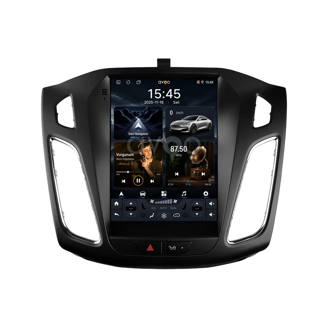 Ford Focus Android Tesla Multimedya Sistemi (2011-2018)