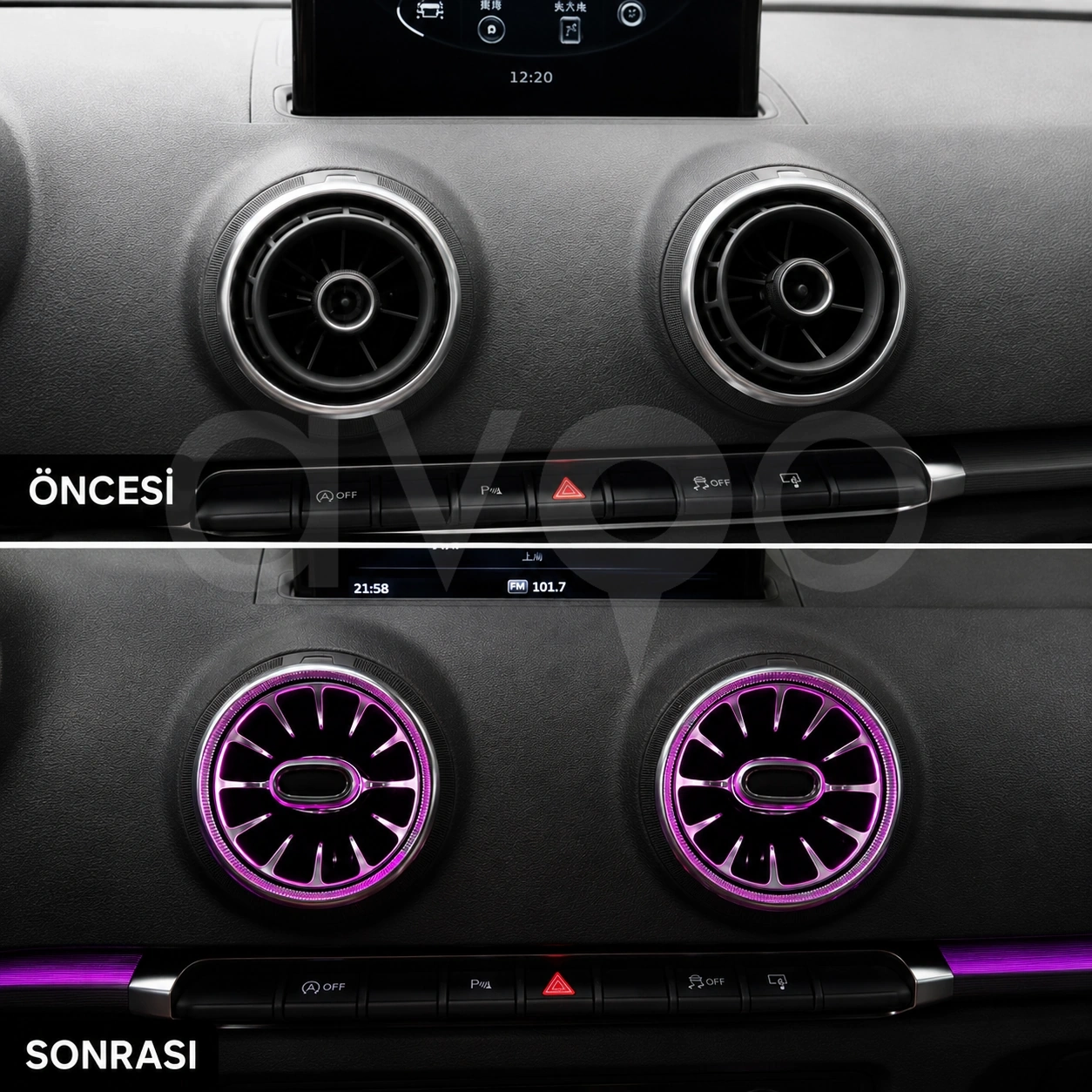 Universal Ambiyanslı Airvent