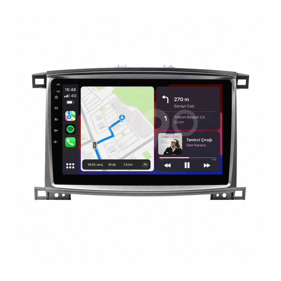 Toyota Land Cruiser Android Multimedya Sistemi (2003-2007)