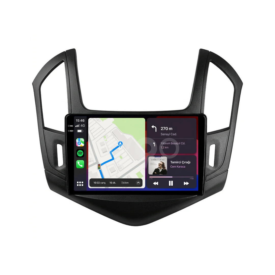 Chevrolet Cruze Android Siyah Multimedya Sistemi (2013-2015)