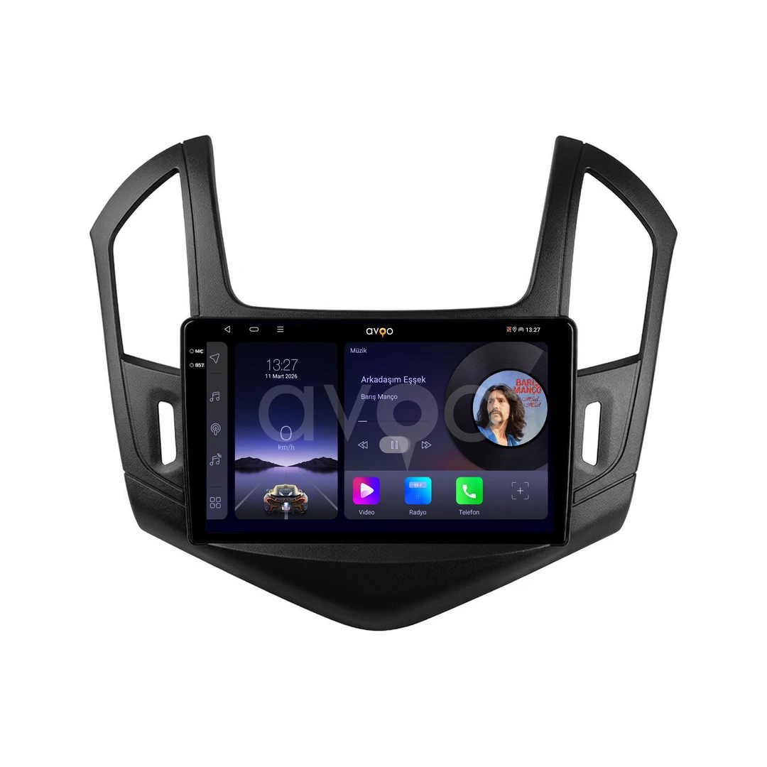 Chevrolet Cruze Android Siyah Multimedya Sistemi (2013-2015)